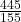 \frac{445}{155}
