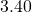 3.40%